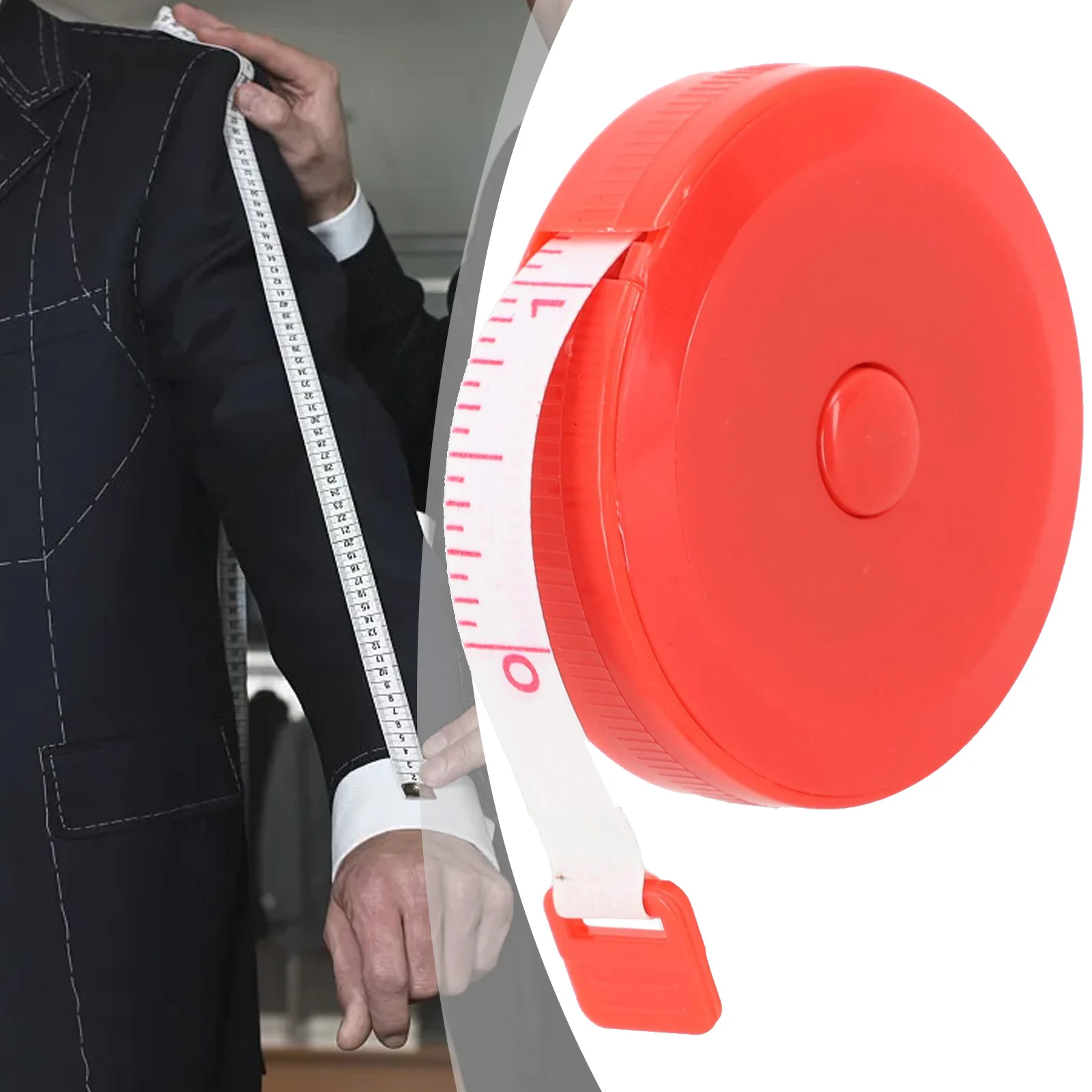 Retractable Tape Measuring Tape Anti-dust Automatic Card Position Easy Stretch Easy To Carry Easy To Clean Brand New