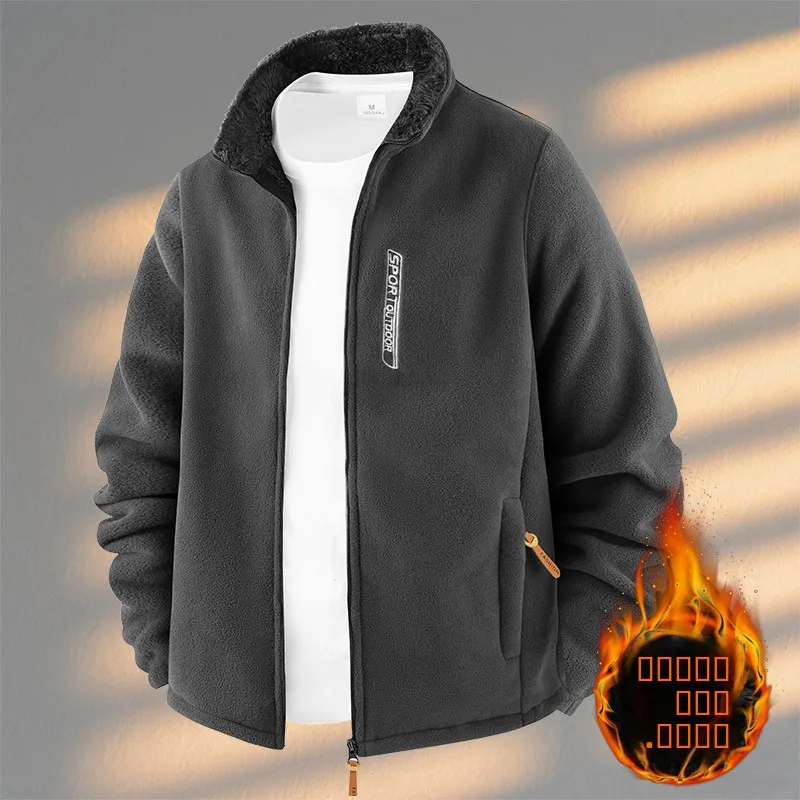 

Мужская утепленная куртка-худи Hengdeqi на флисовой подкладке, осенне-зимняя, на молнии, с воротником-стойкой, ветрозащитная, приталенная, с длинными рукавами