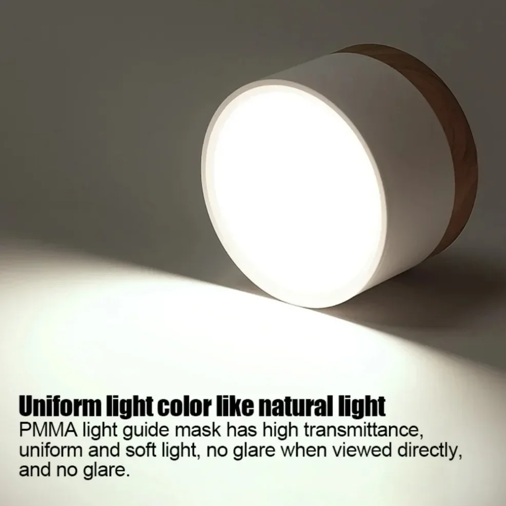 LED Downlight 5W 7W 9W 12W 15W Nordic wood modern Led surface mounted ceiling light spotlight, interior decoration light ﻿