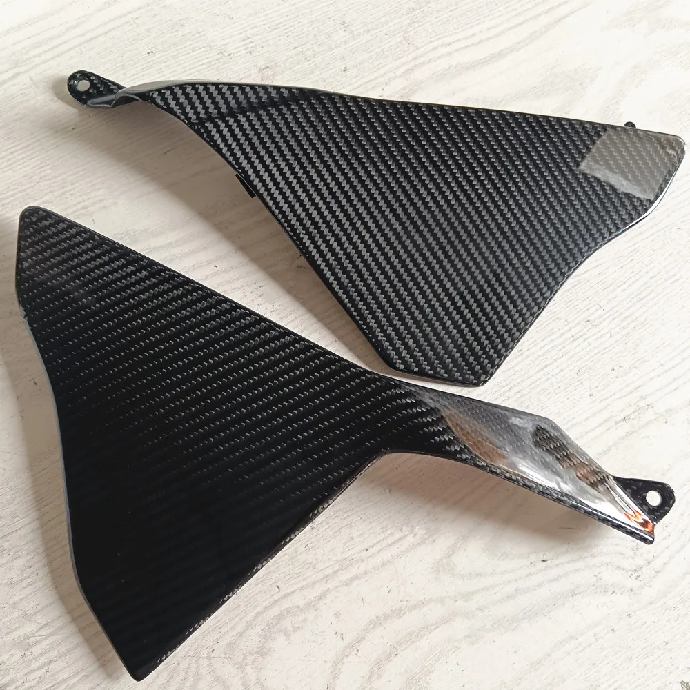 Motorcycle Carbon Fiber Side Panel Upper Trim Fairing Cover for YAMAHA YZF R1 R1M 2015 2016 2017 2018