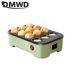 Electric Octopus ball Baker Fried egg Burger machine Non-stick frying pan Household Pancake 6-holes Omelette hamburger maker