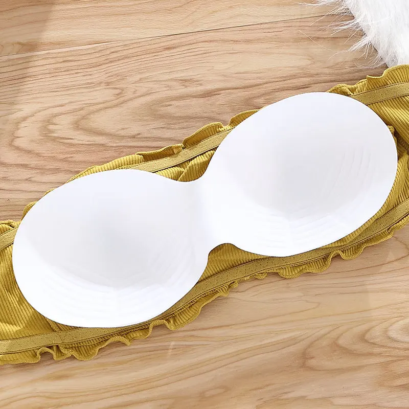 บราไร้สายแบบลูกไม้สำหรับผู้หญิง เซ็กซี่ ทูปท็อป บราเล็ตแบบดันทรง มองไม่เห็น ไร้รอยต่อ ชุดชั้นใน ชุดนอนฤดูร้อน ผ้าพันหน้าอก ครอปท็อป