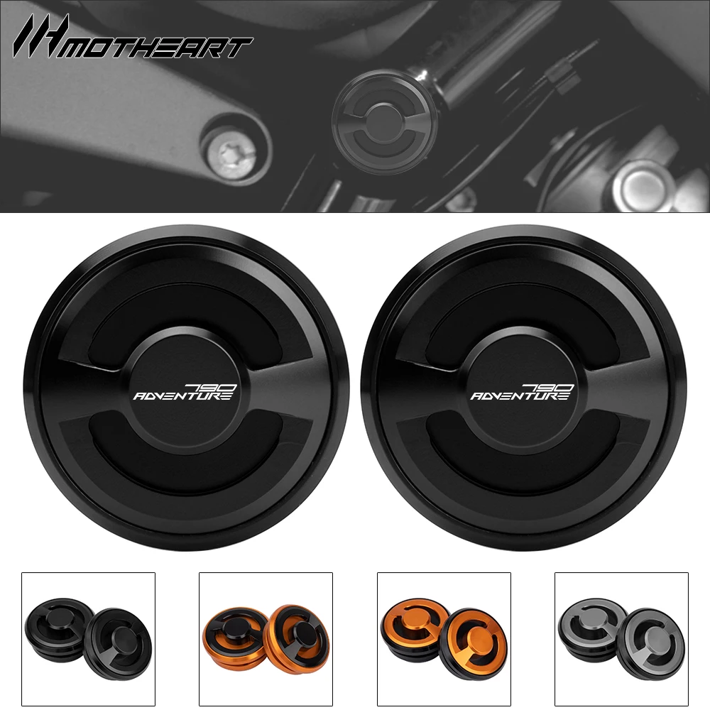 Motorcycle Frame Cap Plug For 790 Adventure/790Adventure R 2019-2025 Durable Frame Hole Protector Dust Water Resistance