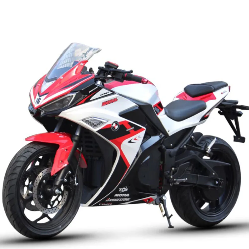 17 Inch Electric Motorcycle Liquid Crystal Instrument 2000W Electric Vehicle with LED Headlight