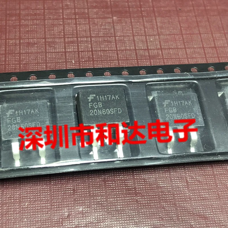 5pcs FGB20N60SFD  600V 40A