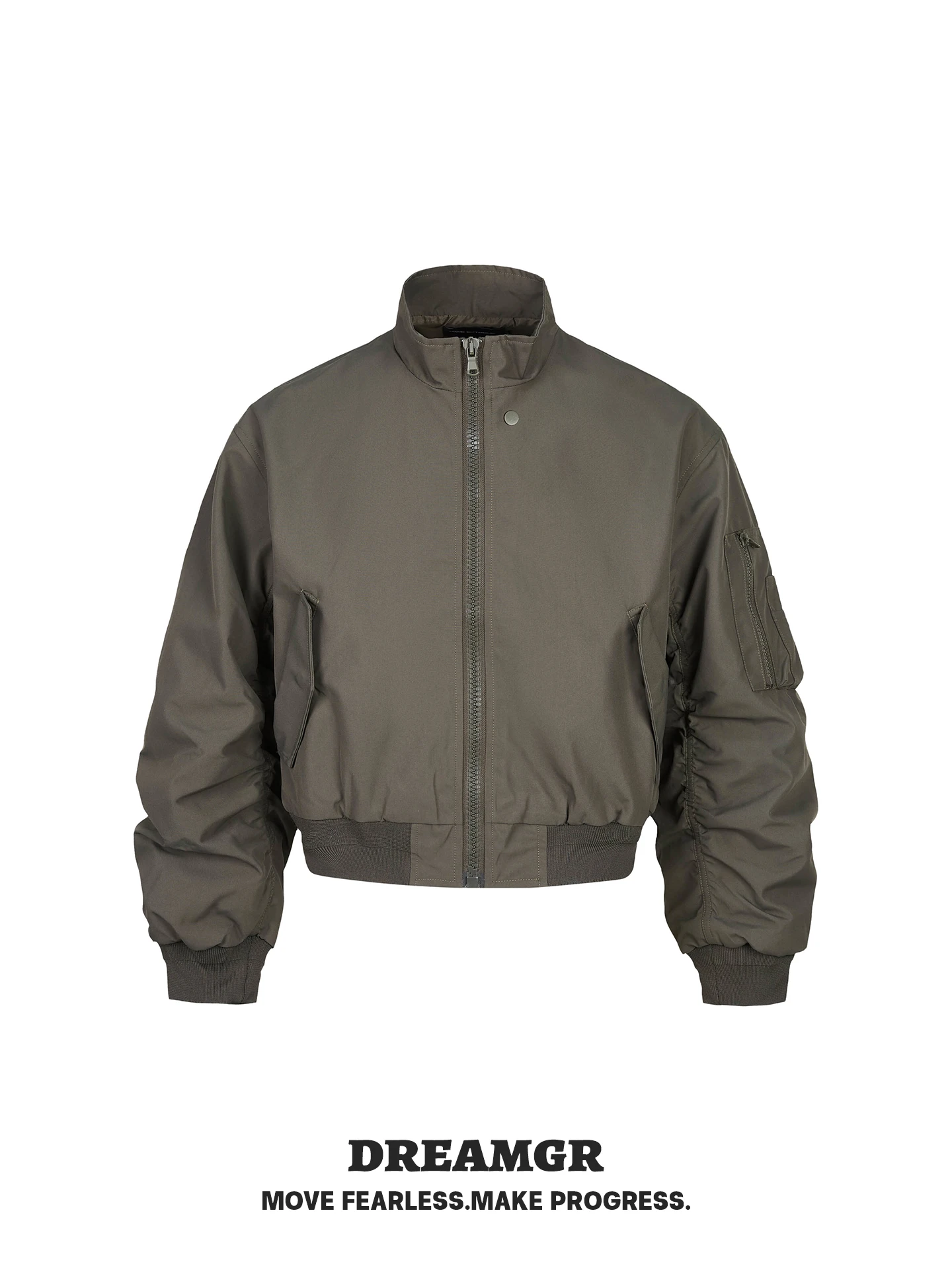 

Куртка-пилот Cleanfit American Sport Wide Pilot Jaet ex Boxy с плиссированным дизайном и воротником-стойкой, рабочая одежда для мужчин и женщин