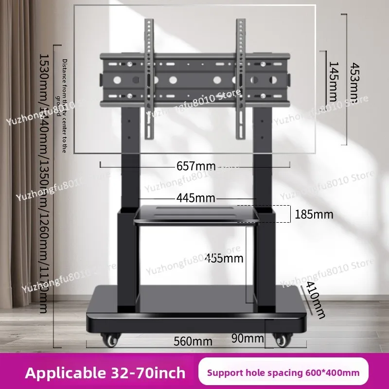 

Кронштейн для телевизора, передвижная тележка от пола до потолка, подходит для универсальной вешалки для машин