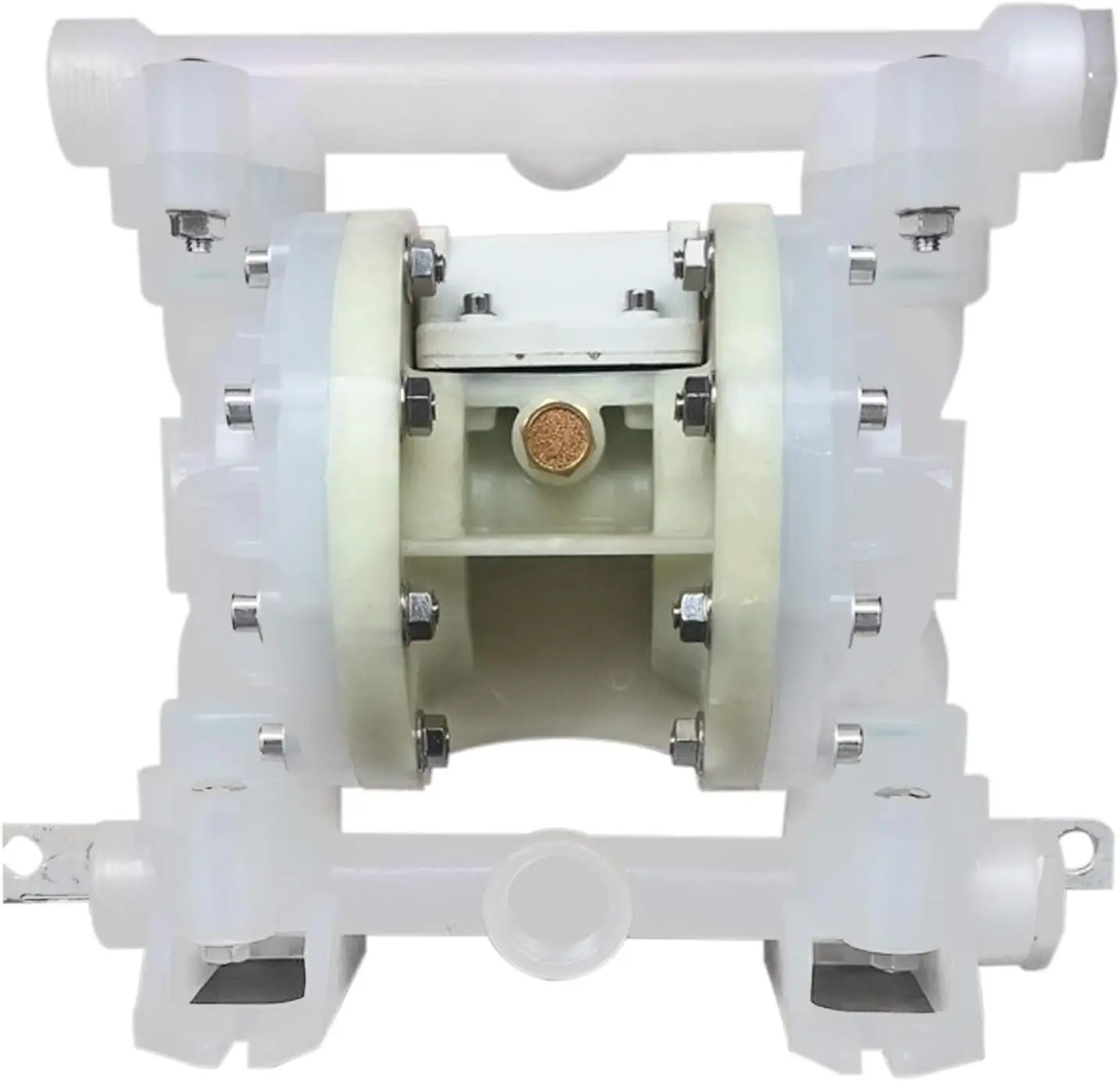 Efficiency Diaphragm Pump Valve Body Heat Resistance for Liquid Pumping Peanut Butter, Chocolate,Pigments ect. 4mm Diameter