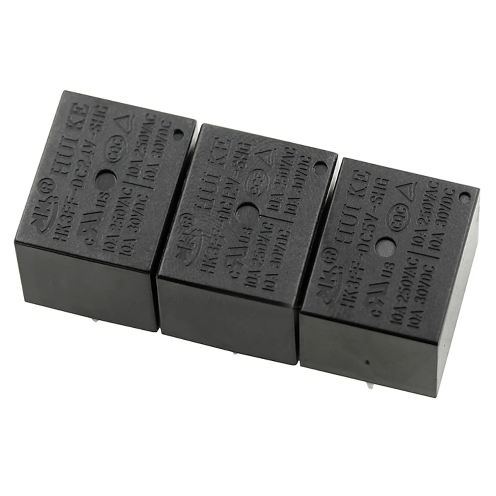 1PCS 5V/12V/24V Small Relay HK3FF-DC5V-SHG HK3FF-DC12V-SHG HK3FF-DC24V-SHG 5VDC 12VDC 24VDC 15A DC Relay Module