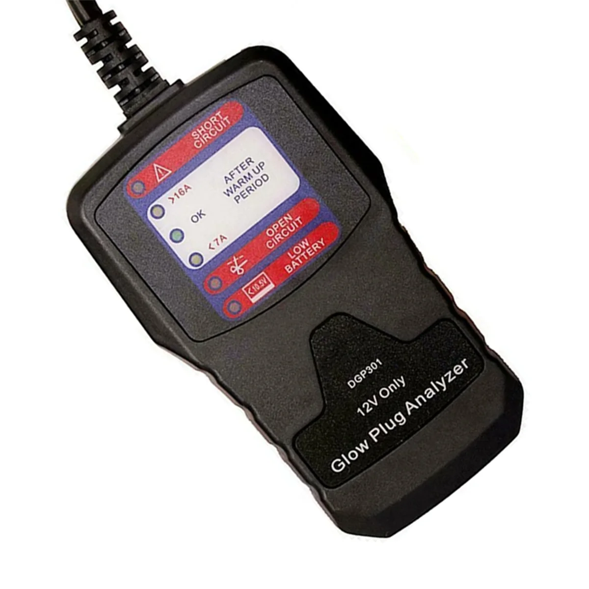 New 12V Automotive Glow Plug Analyzer Diesel Glow Plug Tester LED Diagnostic Tool Tester