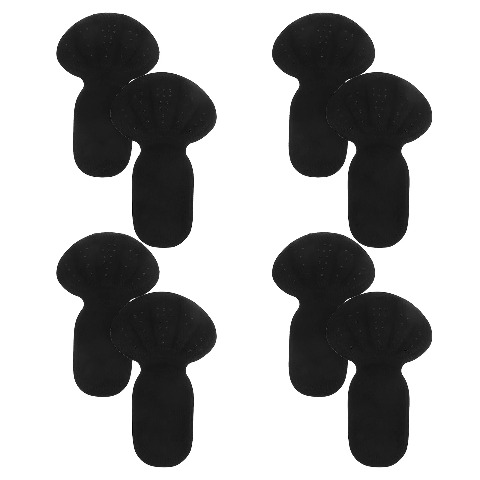 

4pcs High Heel Pads Self-Adhesive Anti-Slip Cushions Soft Thickened Inserts For Women Shoe Heel Grips Protection Foot Care Tool