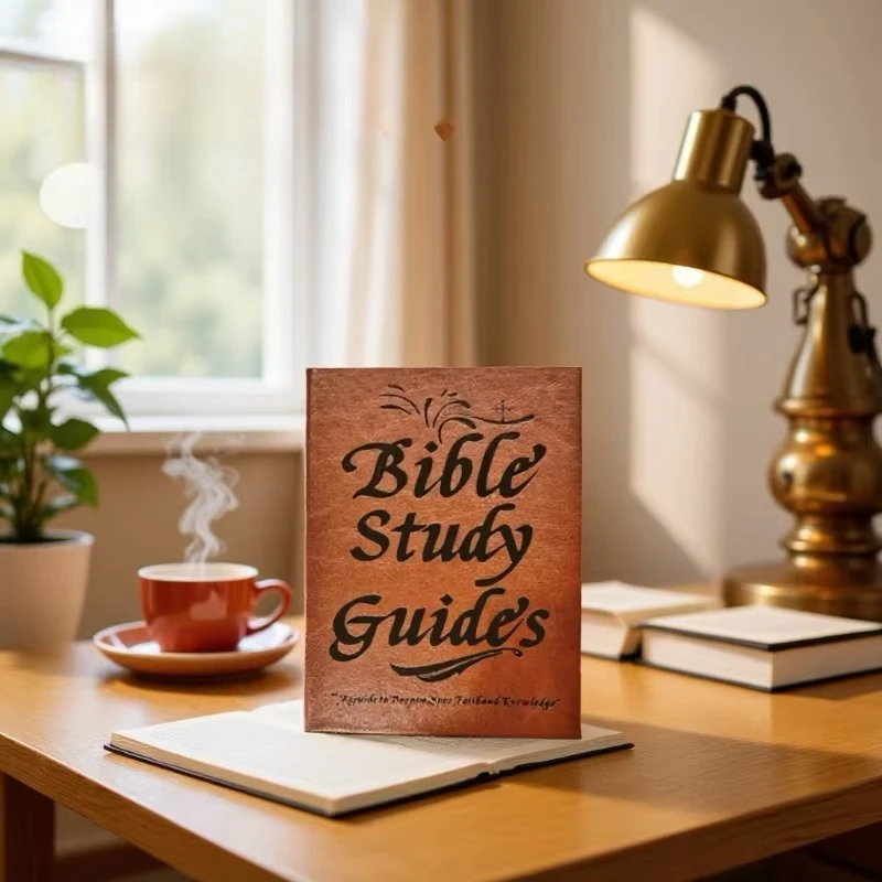 Guide d'étude biblique pour débutants, journal dévotionnel de 66 pages avec citations bibliques quotidiennes, réflexions sur la prière et plan d'étude annuel