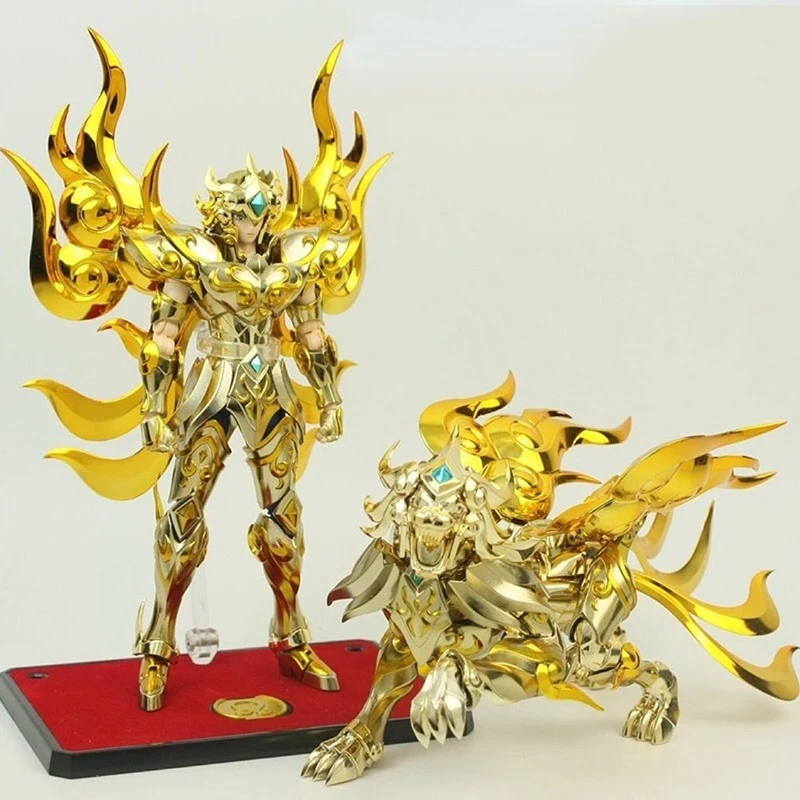 

-In Stock- Metal Club Saint Seiya Myth Cloth EX Leo/God Lion Aiolia SOG with Totem Zodiac Knights Action Figure MC model