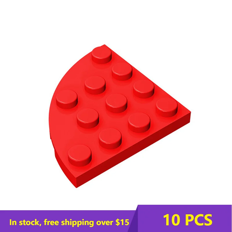 

10PCS MOC Bricks Assembles Particles 30565 4x4For Building Blocks Classic Brand Kids DIY Educational High-Tech Spare Toys