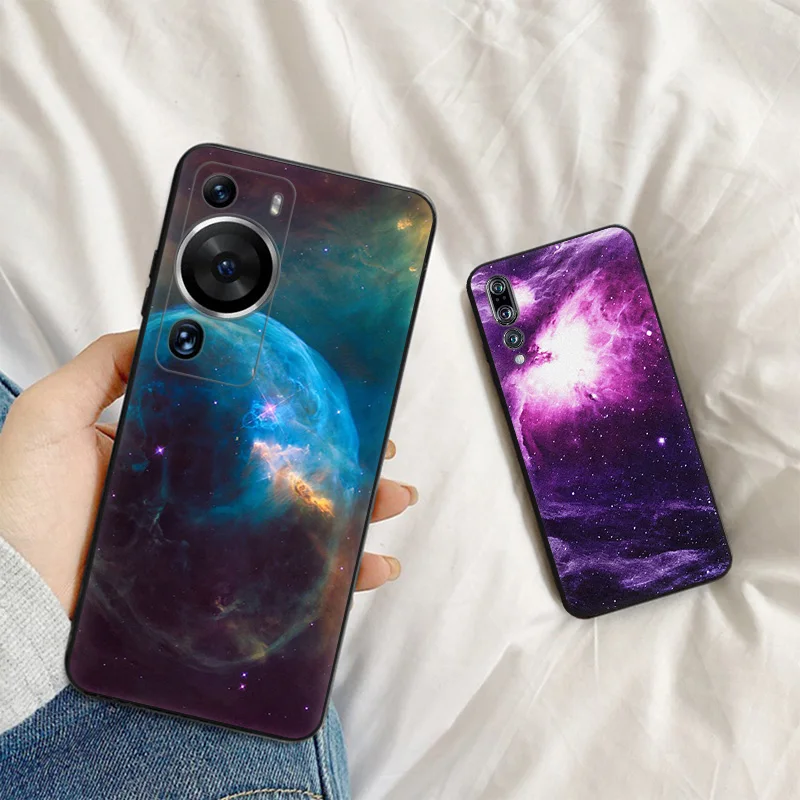 Phone Case For Motorola G200 One Fusion G30 G31 Huawei P20 P30 P40 P-Smart iphone6 Nebula Starry Sky Cosmos Matte Soft Cover