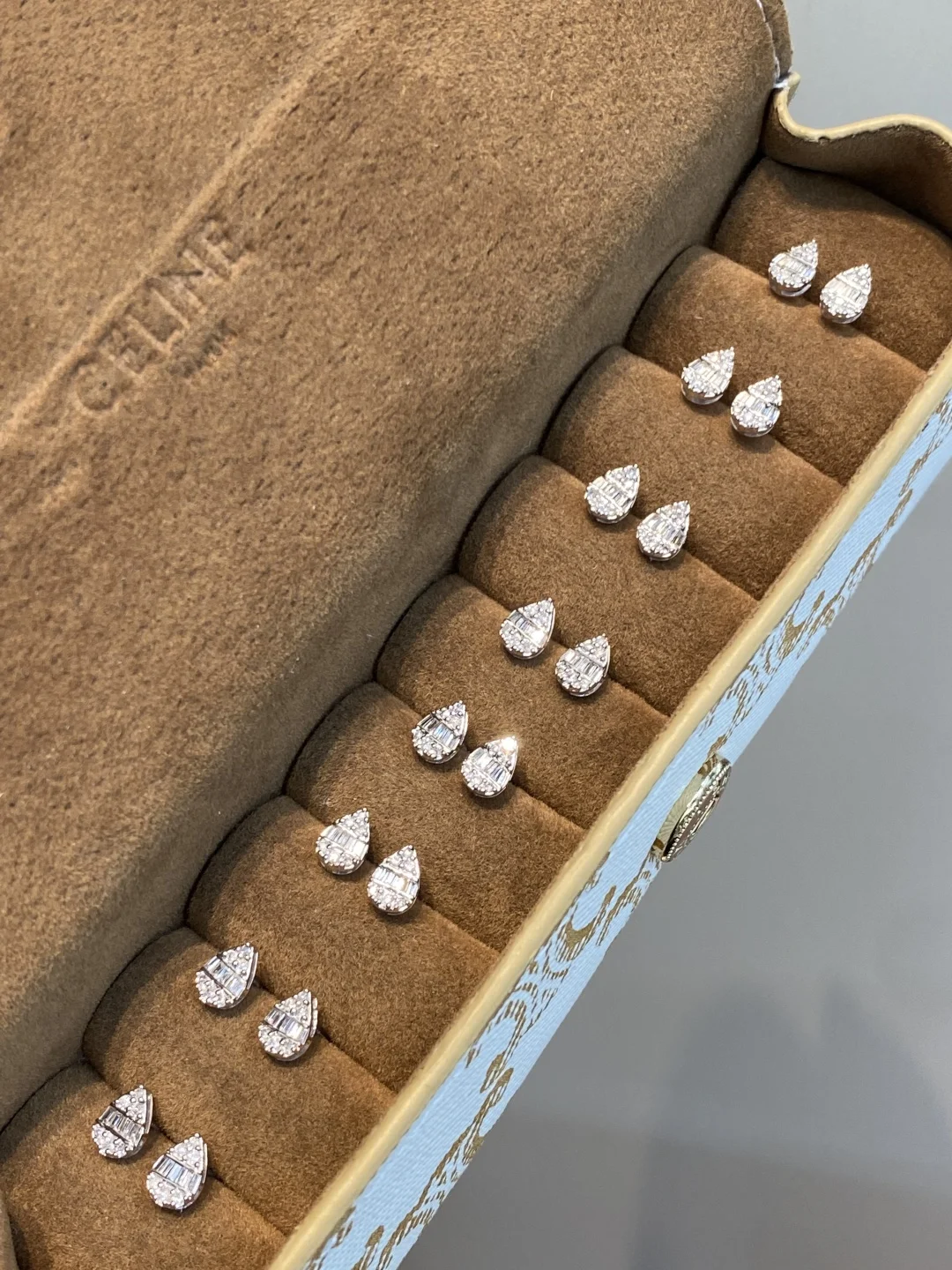 

Minimalism 925 Silver Teardrop Moissanite Diamond Ear Stud Unisex Solitaire Fine Jewelry Waterdrop Zircon Daily Women Earring