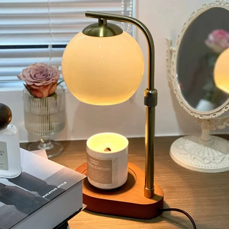 No Fire Aromatherapy Wax Melting Lamp Can Be Timed,  Elegant Gifts Candle Warmer Lamp For Bedroom/ Living Room