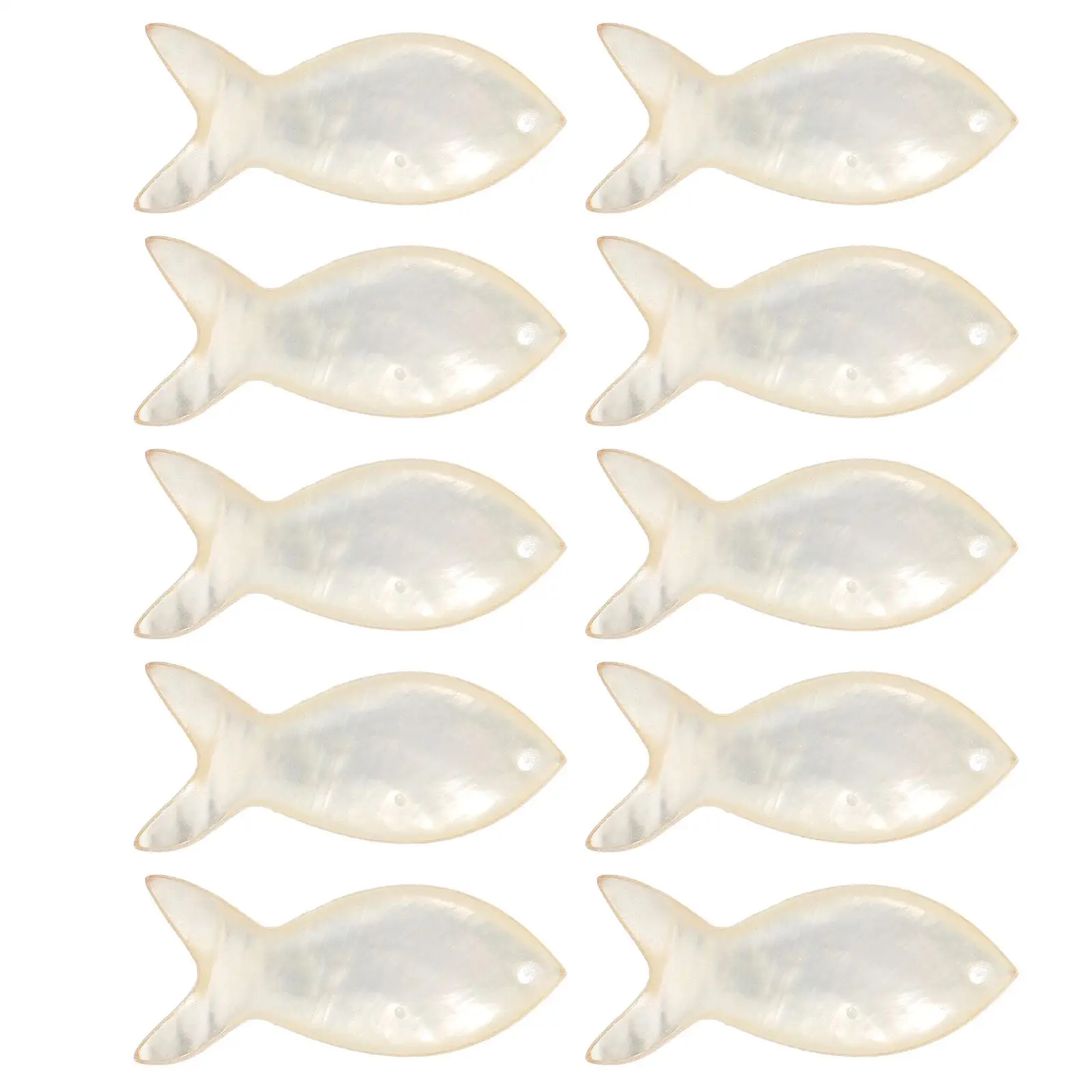 

10 Pcs Fish Shape Shell Pendant for DIY Jewelry Making Necklace Bracelet Crafts Accessories Charm Earrings Beads