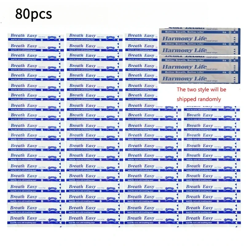 

80 шт., полоски для носа с дыханием, правая помощь, остановка храпа, пластырь для носа, хороший пластырь для сна, продукт, легче дыхание, помощь для сна, дециве