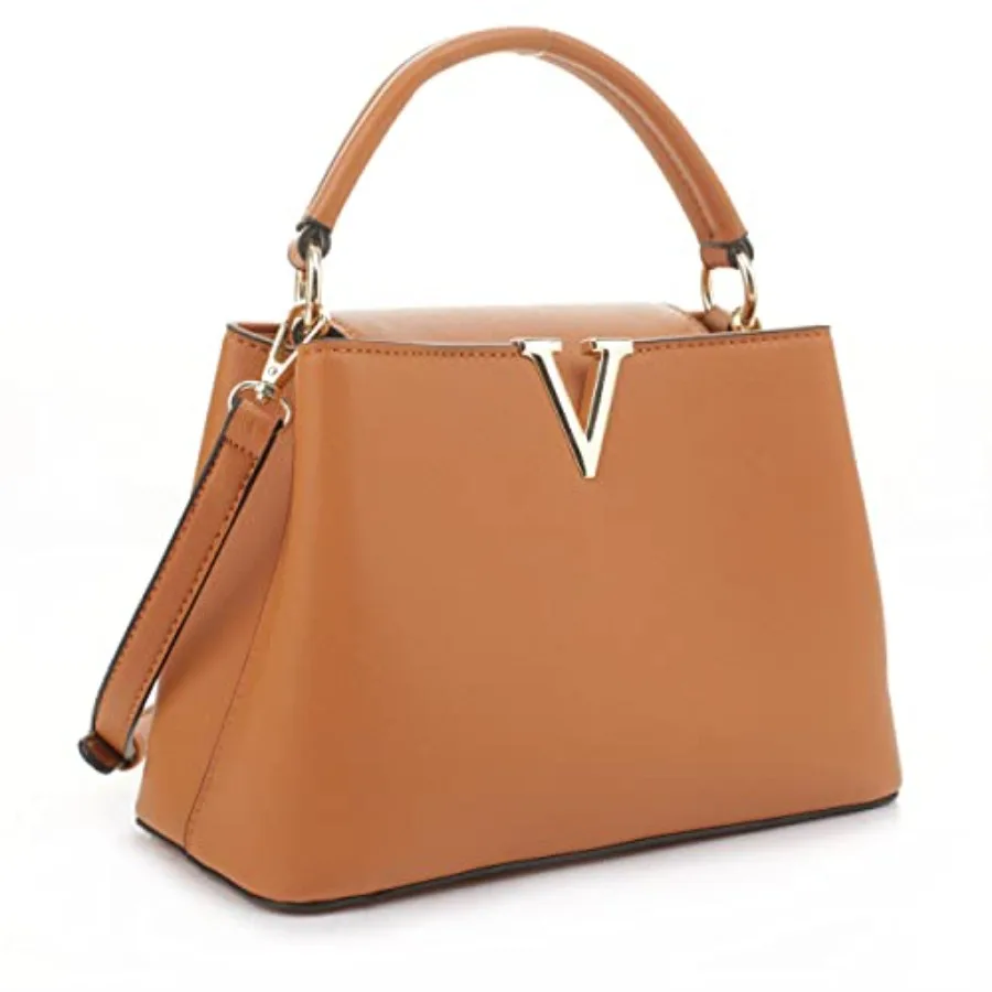 

Женская маленькая сумка-сэтчел EVVE: классическая сумка с верхней ручкой, модная сумка через плечо с ремнем