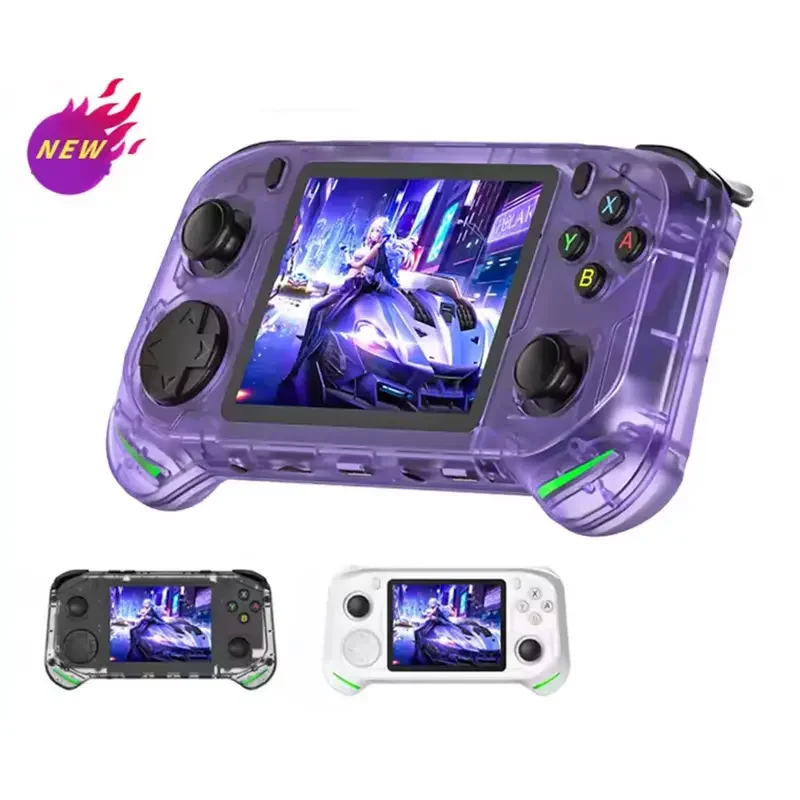 

WUDS RX6H Open Source Handheld Game Console, 3.5 Inch HD Screen, 64G Memory, Rich Content, Long Battery Life, Birthday Gift