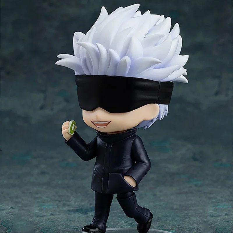 12cm Anime Kawaii Satoru Gojo Figurine Jujutsu Kaisen Itadori Yuji Action Figure Movable Toy PVC Collection Q Version Model Gift