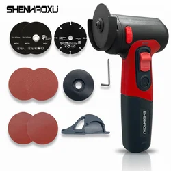 Cordless Super Mini Angle Grinder 7.2V Rechargeable Lithium Battery Type-C USB Polishing & Diamond Cutting Power Tool