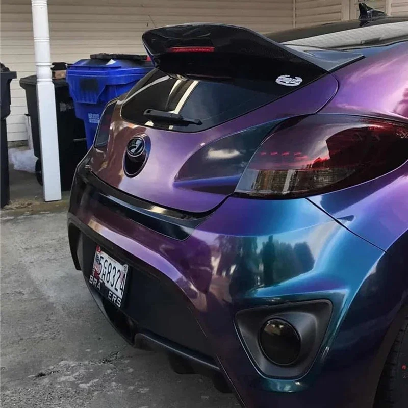 Спойлер-дакбил из стекловолокна SC Type (с отверстием для стоп-сигнала) для Veloster (только для версии Turbo)