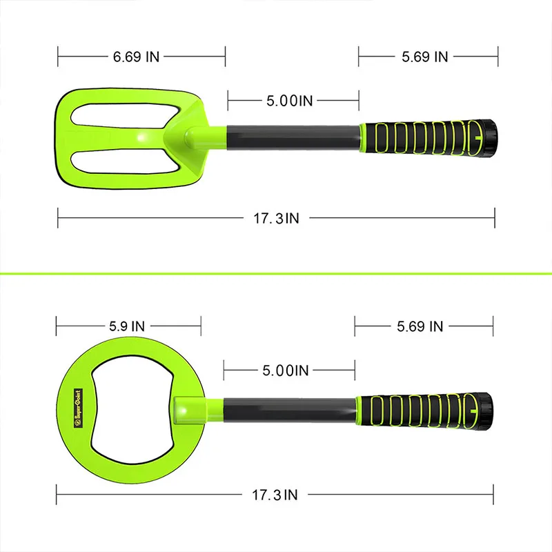 KOOJN Detector de mano impermeable para exteriores, máquina completa, caza del tesoro, posicionamiento, inducción, carga USB