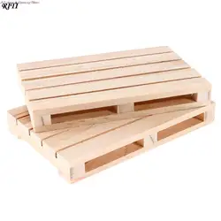 Mini Houten Pallet Drank Onderzetters Voor Warme En Koude Dranken Pot Kussen Craft Decoratie