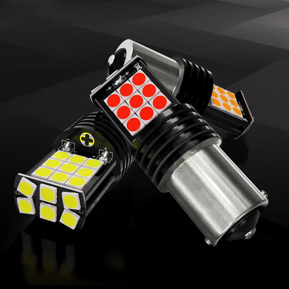 

2 шт. Py21w Ba15s P21w Led 1156 Bau15s Лампа 3030SMD 1157 Led Bay15d P21/5w Автомобильная лампа указателя поворота Тормозной задний резервный красный свет
