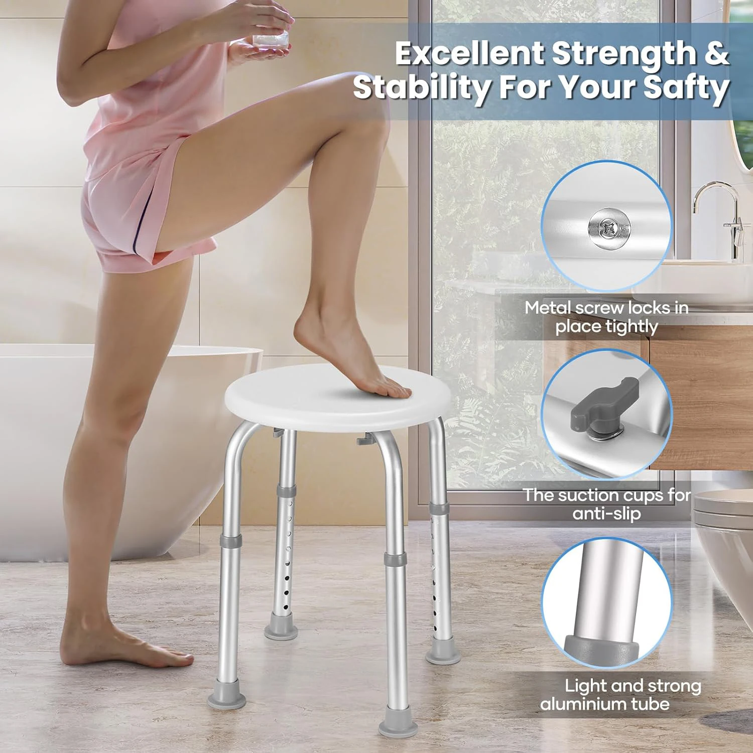 Thumbnail 3 - #15 Trending Shower Chairs Right Now