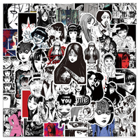 10/30/50pcs Tomie Junji Ito Stickers Horror Anime Sticker Aesthetics Skateboard Suitcase Laptop Tomie Kawakami Graffiti Decals