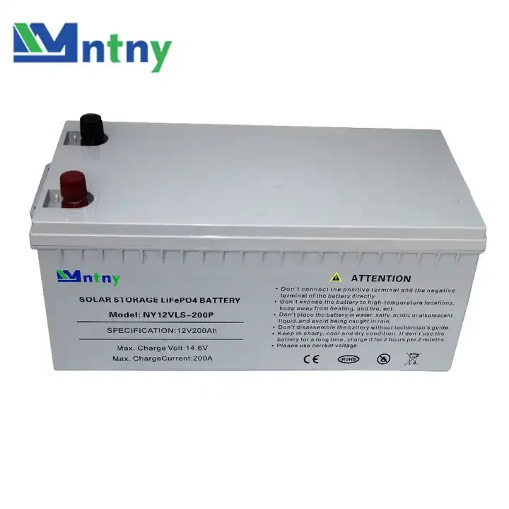 CNNTNY Lifepo4 12v 200ah Battery Pack Lithium Batteries for Solar Panel Supply Solar Energy storage