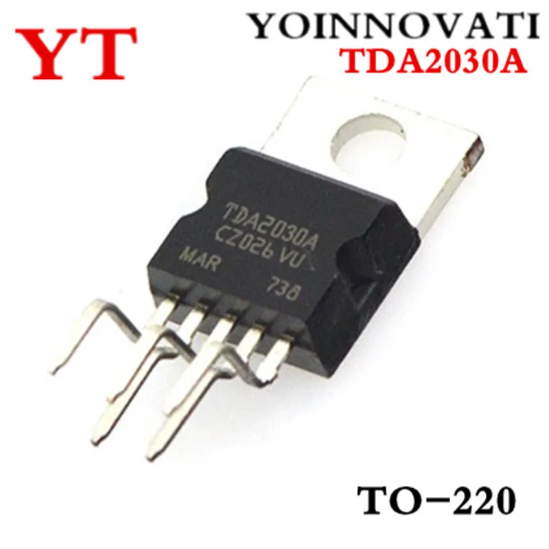 10PCS/lot TDA2030A TDA2030  IC AMP AUDIO 18W MONO PENTAWATT5