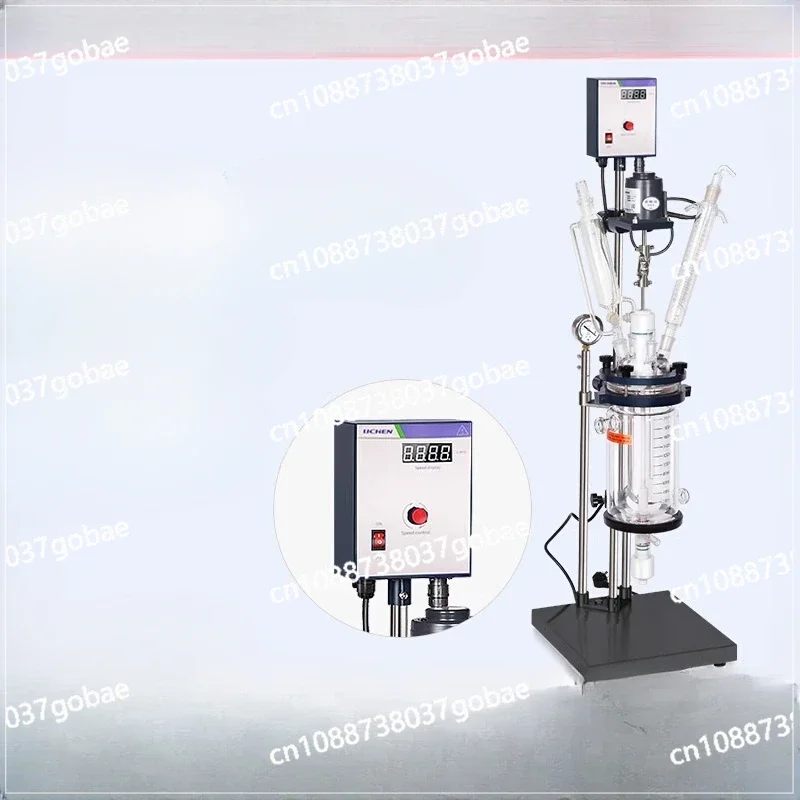 

Double-layer Glass Reactor Electric Heating Laboratory High and Low Temperature Distillation Reactor 1L-200L