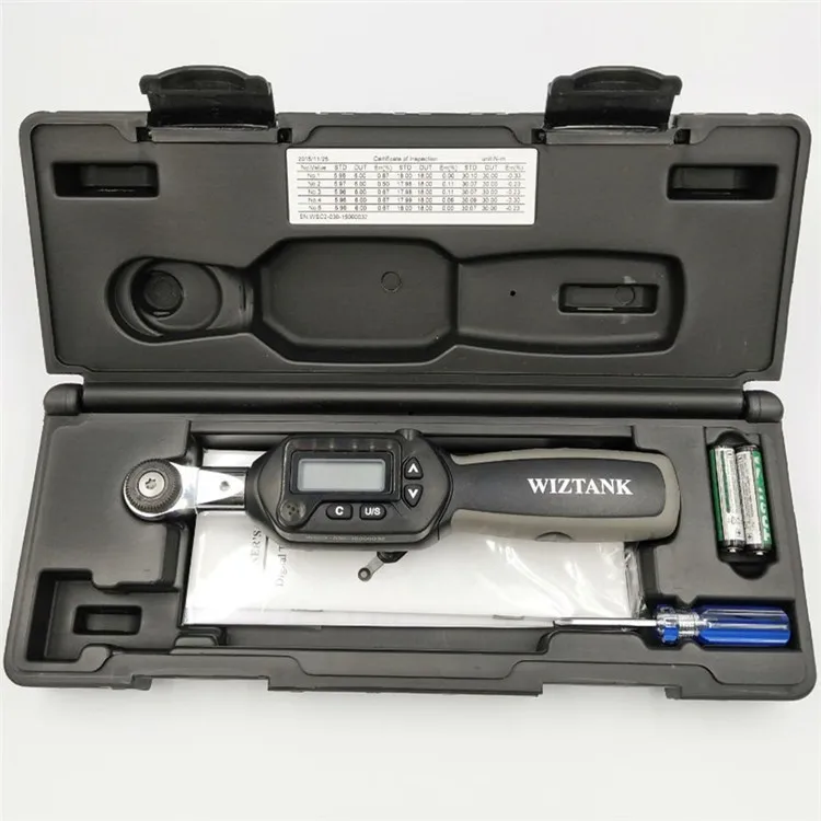 Authentic Taiwan WIZTANK Digital Display Interchangeable Torque Wrench WSC2/3-030/060/085CN