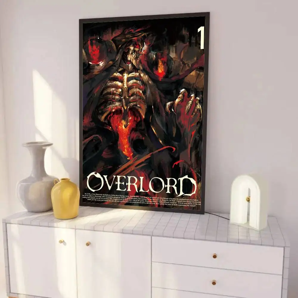 Аниме Overlord плакат настенное искусство домашний декор комнаты цифровая живопись гостиная ресторан Фото №5