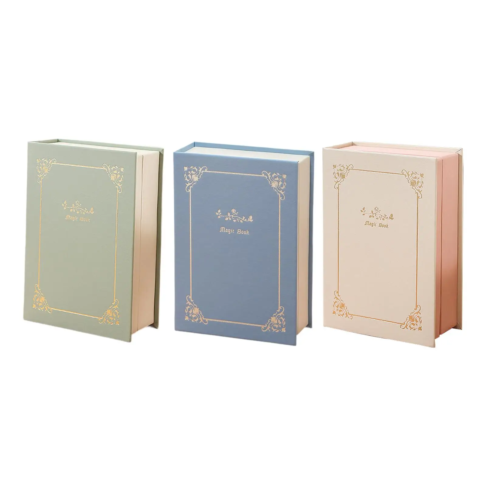 

Book Jewellery Box Lightweight Creative Design Space Saving Vertical Jewelry Case for Birthday Gift Travel Household Women Girls