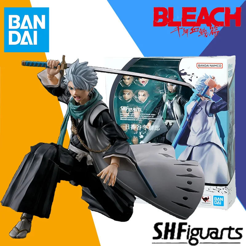 

In stock Bandai S.H.Figuarts BLEACH Thousand-Year Blood War Toshiro Hitsugaya Anime Action Figure Model Toy Gift For Children