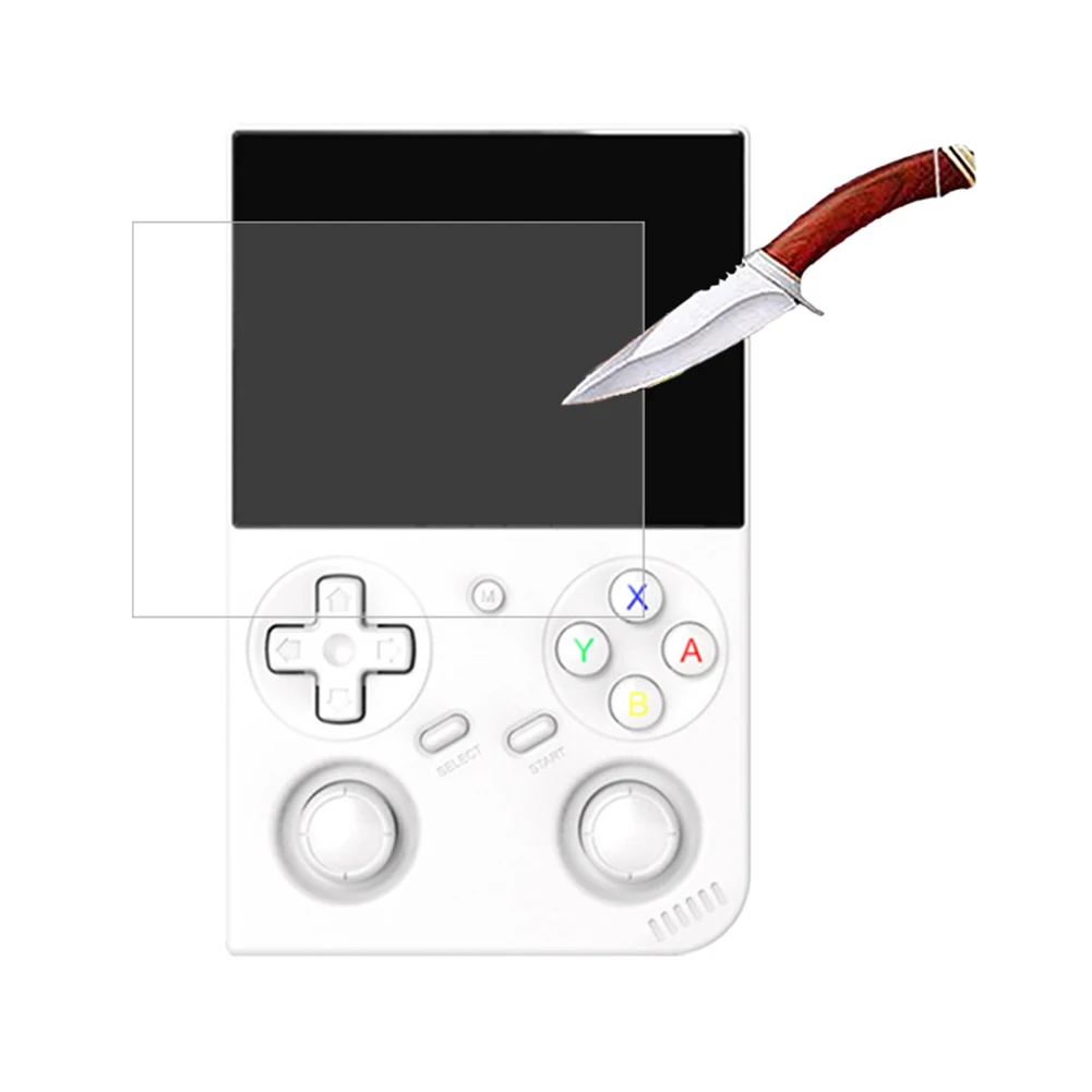 ل Anbernic RG35XX Pro واقي للشاشة الزجاج المقسى المضادة للخدش طبقة رقيقة واقية 9H HD شاشة فيلم ل Anbernic RG35XX Pro