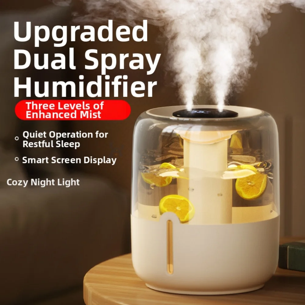 مرطب صامت سعة 6 8 لتر للاستخدام في المكاتب المنزلية مع خيار شاشة رقمية وتحكم دقيق في الرطوبة للأطفال #6