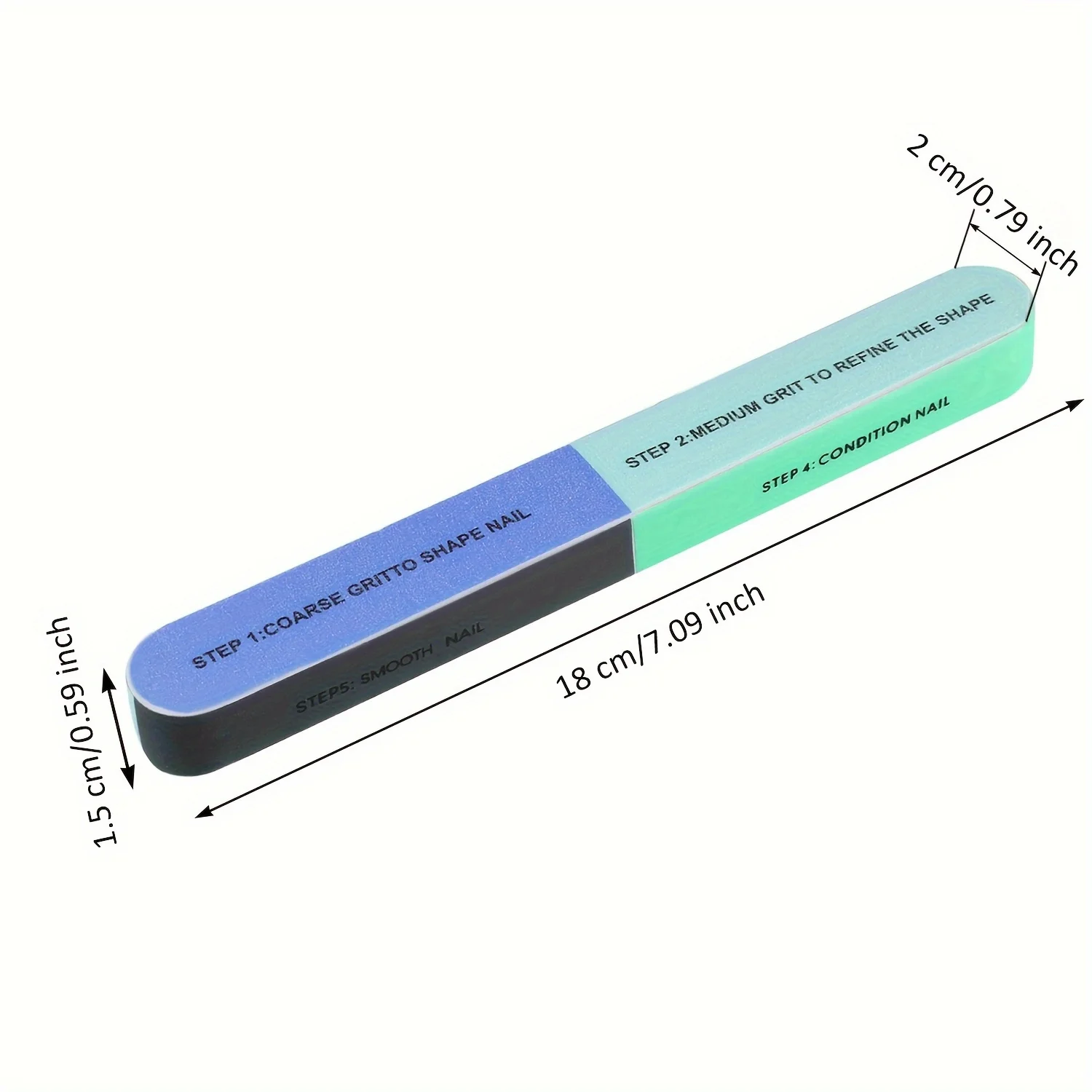7 Sides Nail Buffers Files Professional Polisher For Nail Art Manicure Polishing Block Buffing Accessories Cream Tools image 2