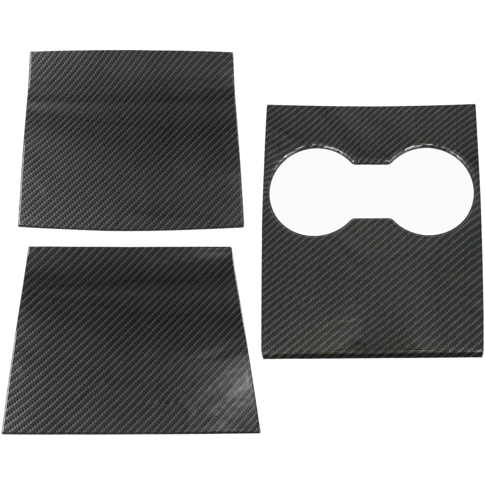 For TESLA For Model 3 For Model Y 2017-2020 for interior Trim Cover Made of ABS and Finished with Carbon Fiber Appearance