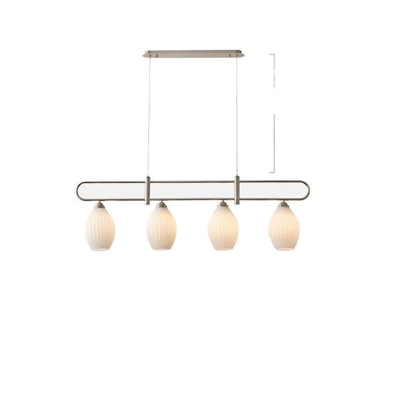 

French restaurant chandelier medieval cream wind creative glass lamp
