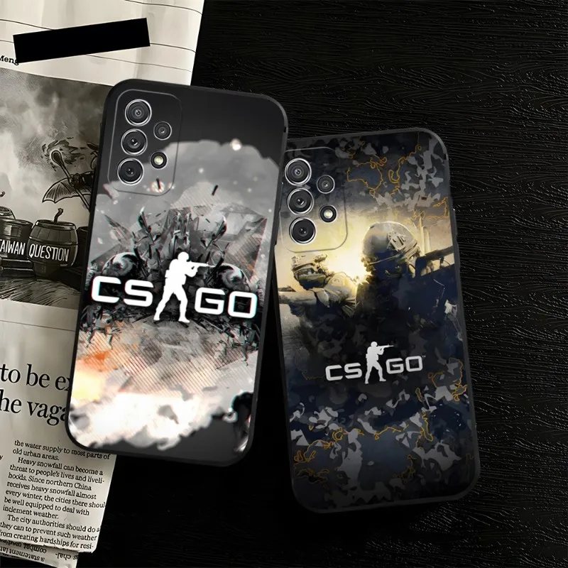 Counter Strike Cs Go Phone Case For Samsung A34 A52 A53 A51 A14 A50 A33 A13 A22 A31 A54 A03S A21 A81 A42 Silicone Back Cover