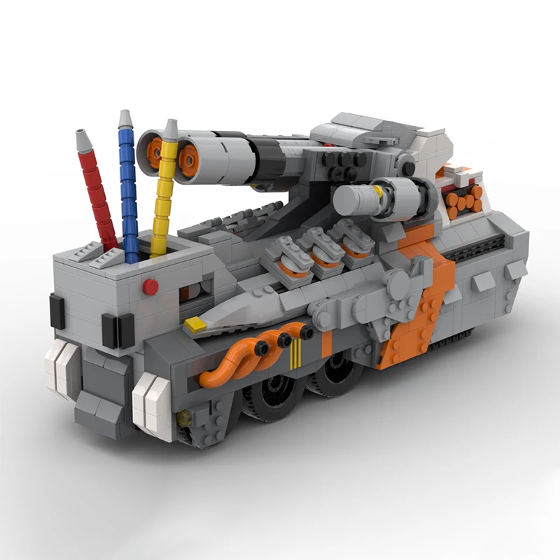 1195PCS MOC MOG Alteisen Pen Holder Functional Train Model from NIKKEes Compact Desk Decor Modular Building Building Blocks Gift