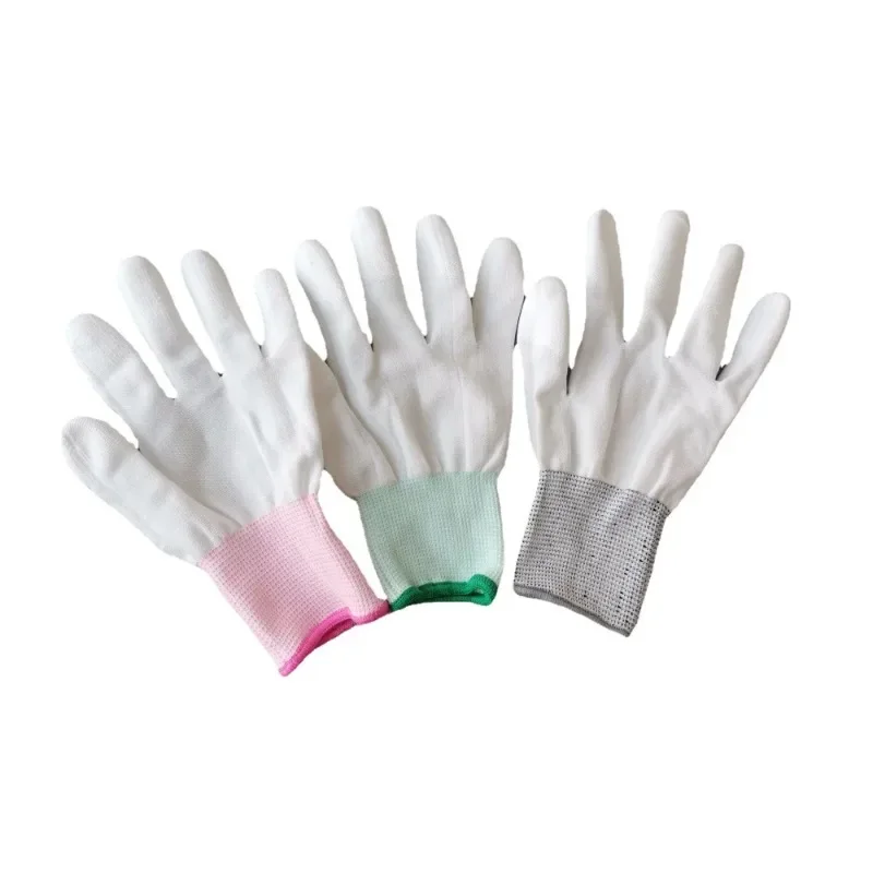 

Anti Static ESD Safe Universal White Gardening Gloves Electronic Working Antiskid for Jewelry Finger Protective