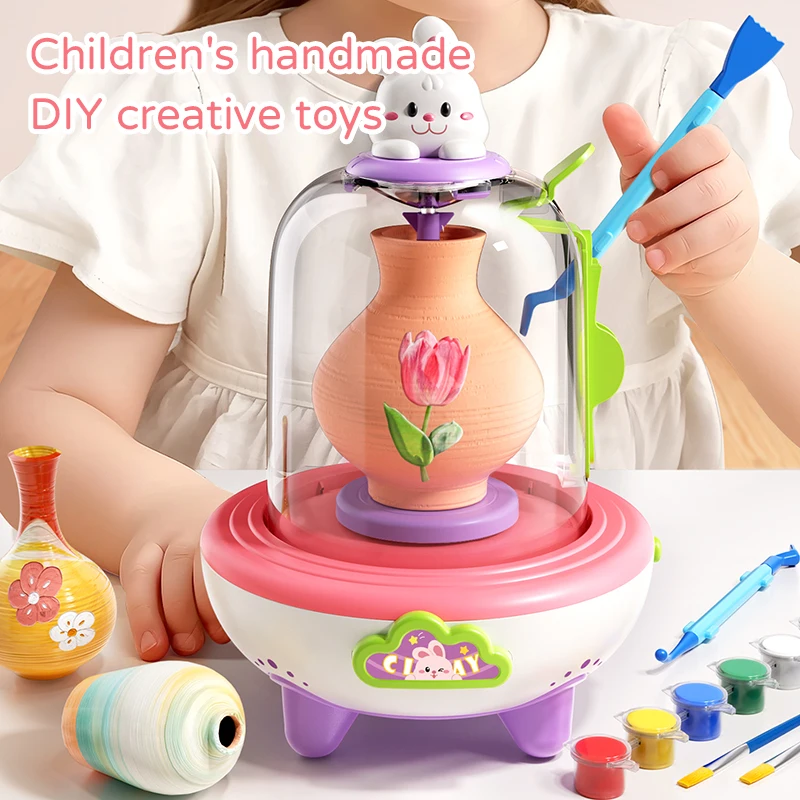 Kid DIY Clay Crafts Supplies Toy Arts Colors Kit Children Creative Handicr Works Education Toys For Girl Birthday Gifts