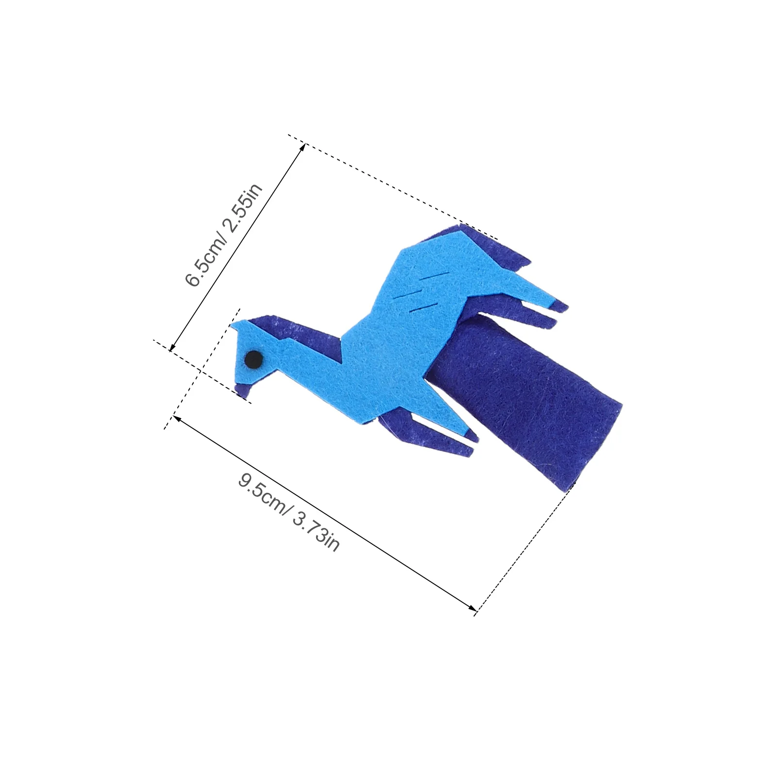 Marionnettes à main en feutre d'animaux de dessin animé, ensemble de marionnettes à doigt souples pour enfants, jeu de rôle de conte et apprentissage de la famille, 9 pièces